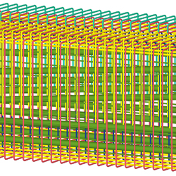 Rebar detailing for a bridge